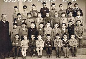 ECOLE JEAN MACE GARCONS 1957